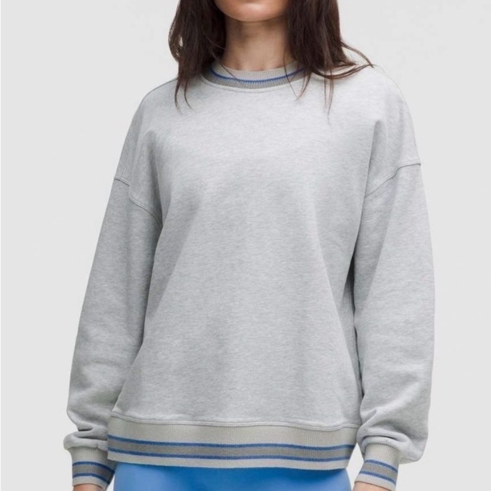 Lululemon perfectly oversized varsity crew sweatshirt
